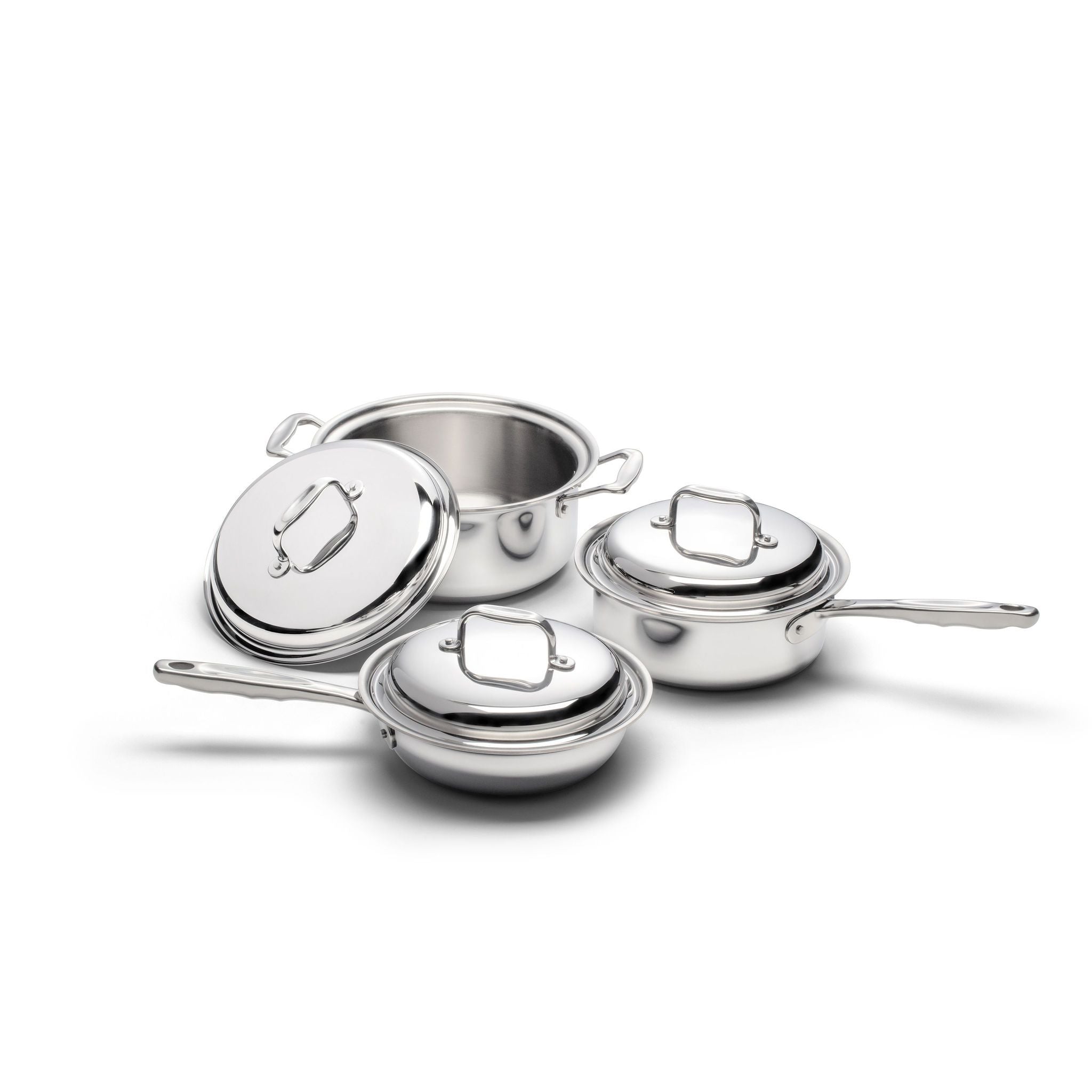 Sale: 6 Piece Stainless Steel Cookware Set by 360 Cookware USA Made IL006-T