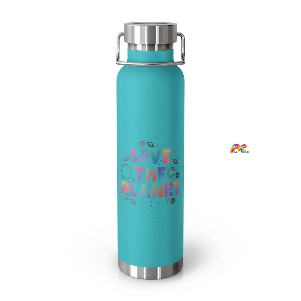 Save The Planet Copper Vacuum Insulated Bottle, 22floz