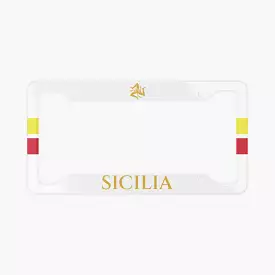 Sicily - License Plate Frame