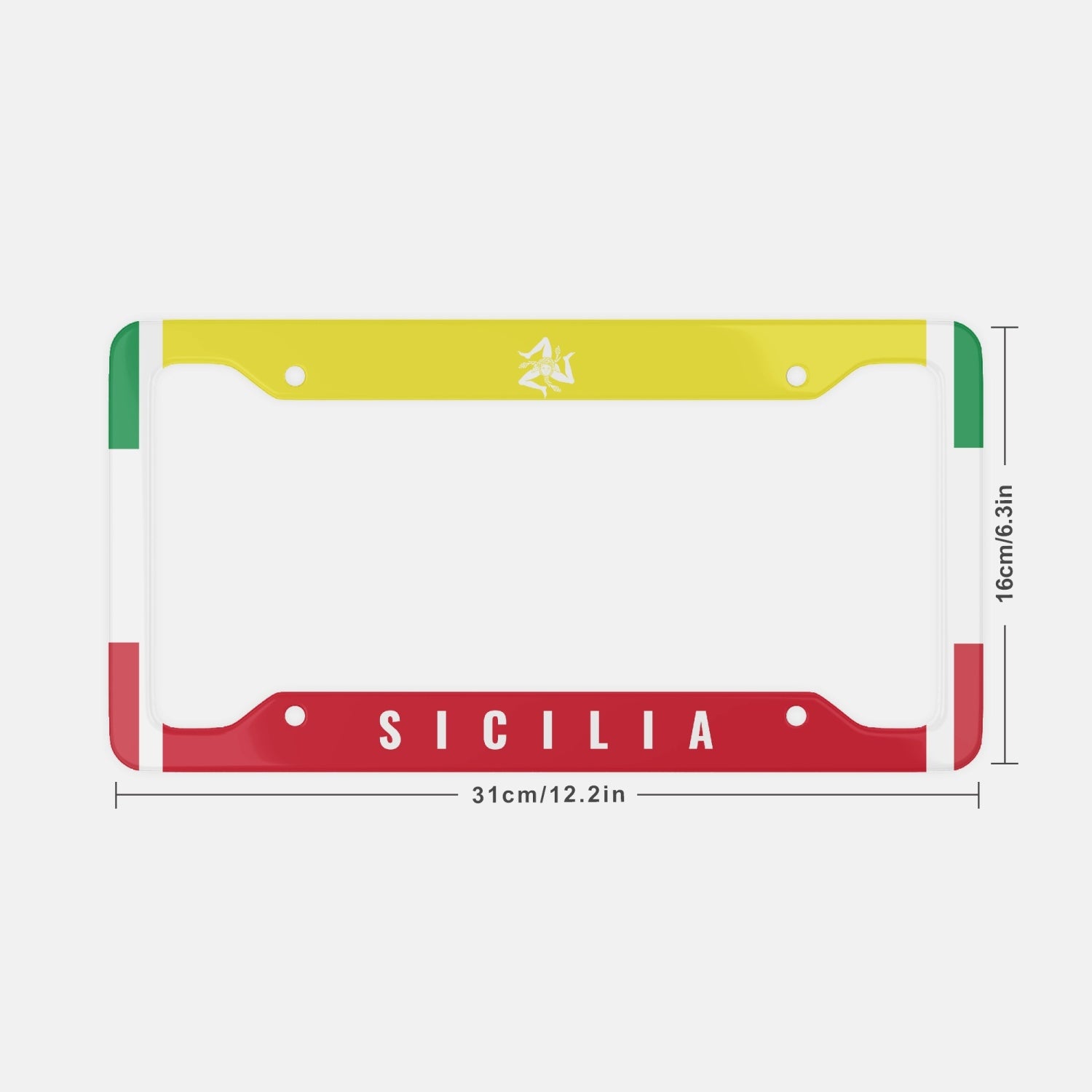 Sicily - License Plate Frame