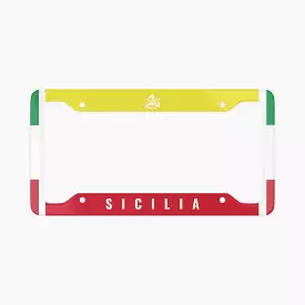 Sicily - License Plate Frame