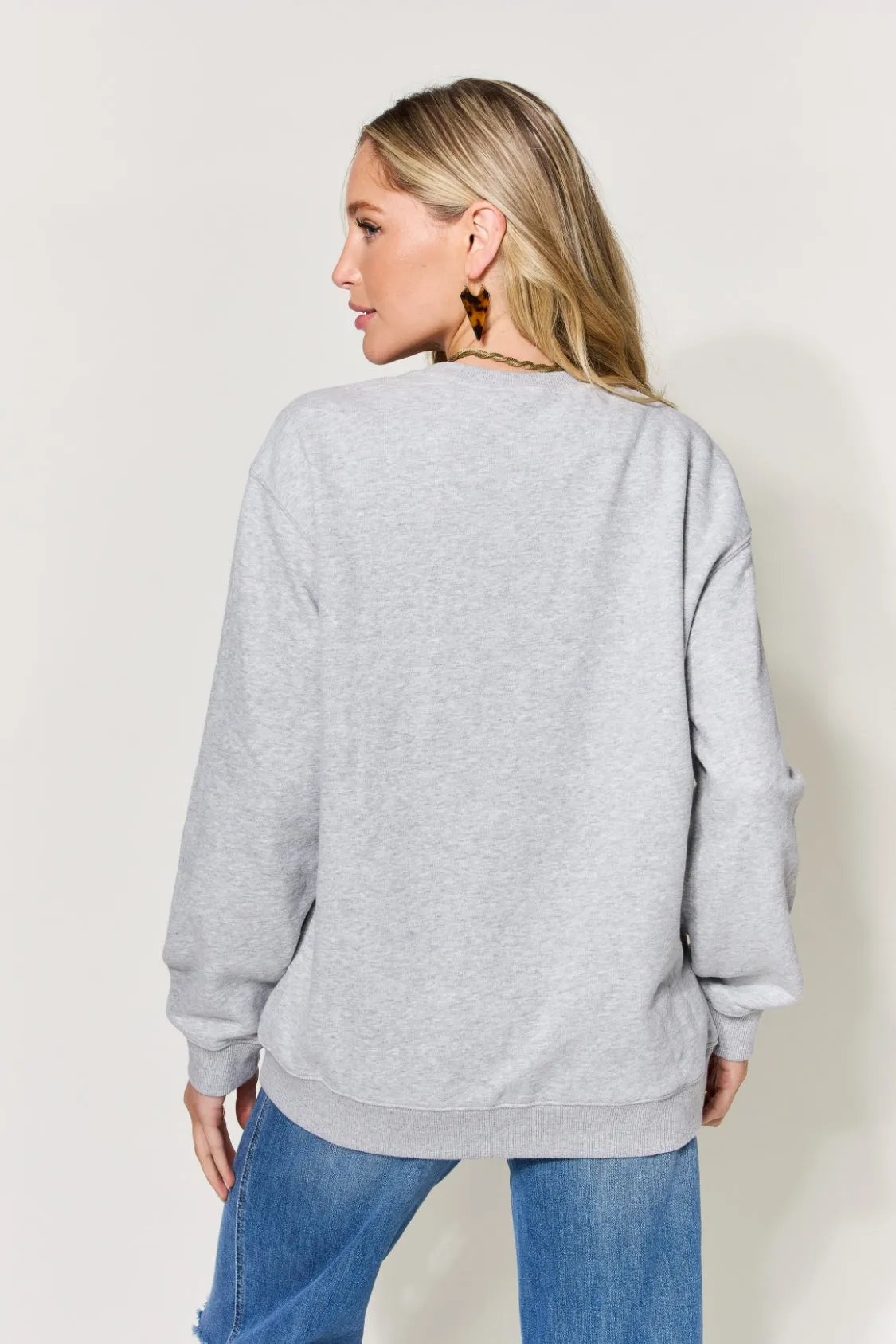 Simply Love Full Size Graphic Long Sleeve Sweatshirt