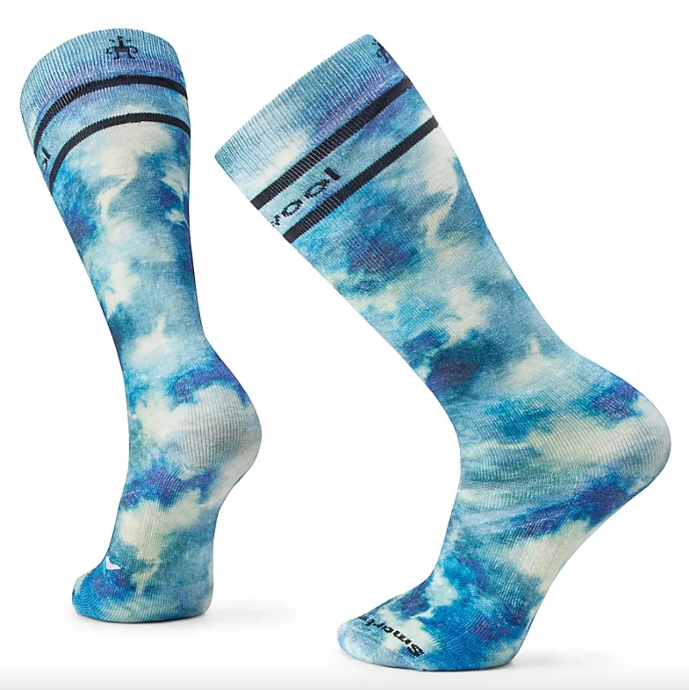 Smartwool Ski Full Cushion Groovy Tie Dye Print Over The Calf