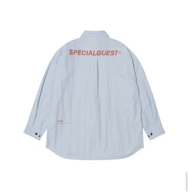 SPECIALGUEST  |Unisex Nylon Street Style Long Sleeves Logo Shirts