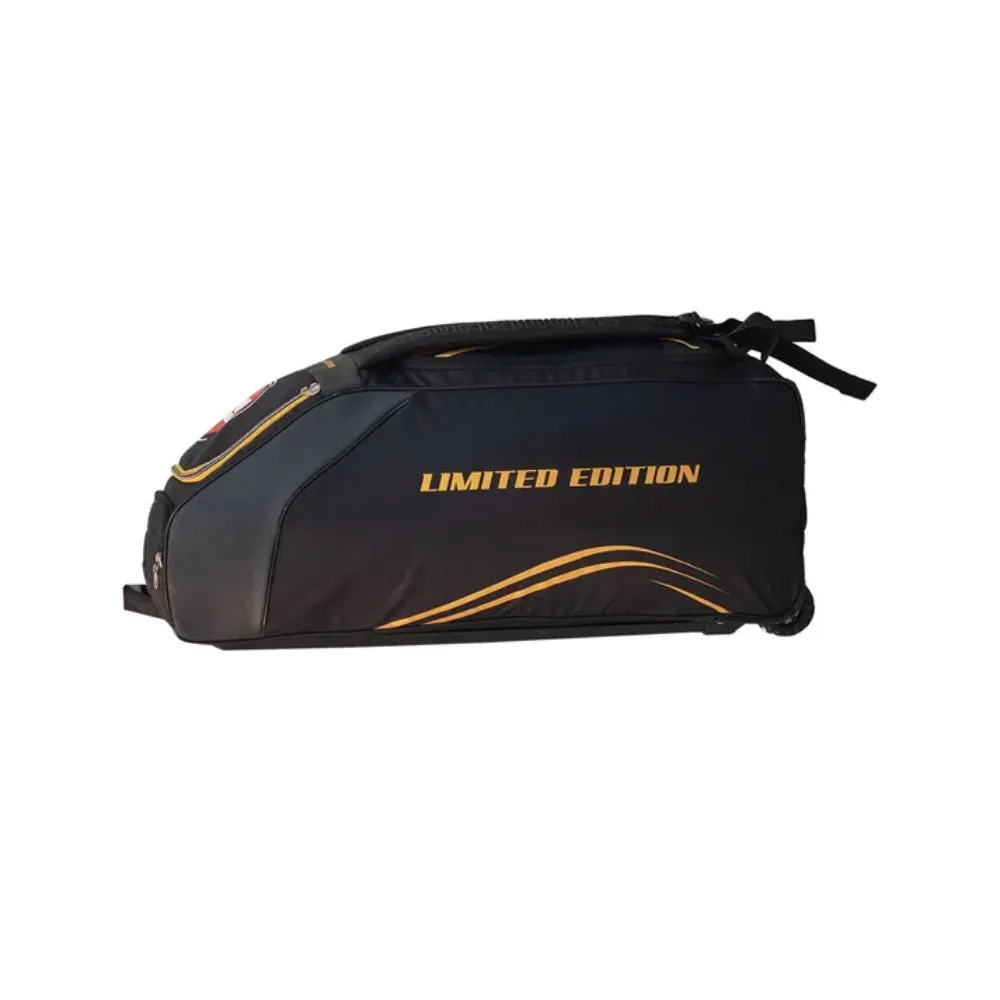 SS Limited Edition Wheels Cricket Kit Bag (Black)