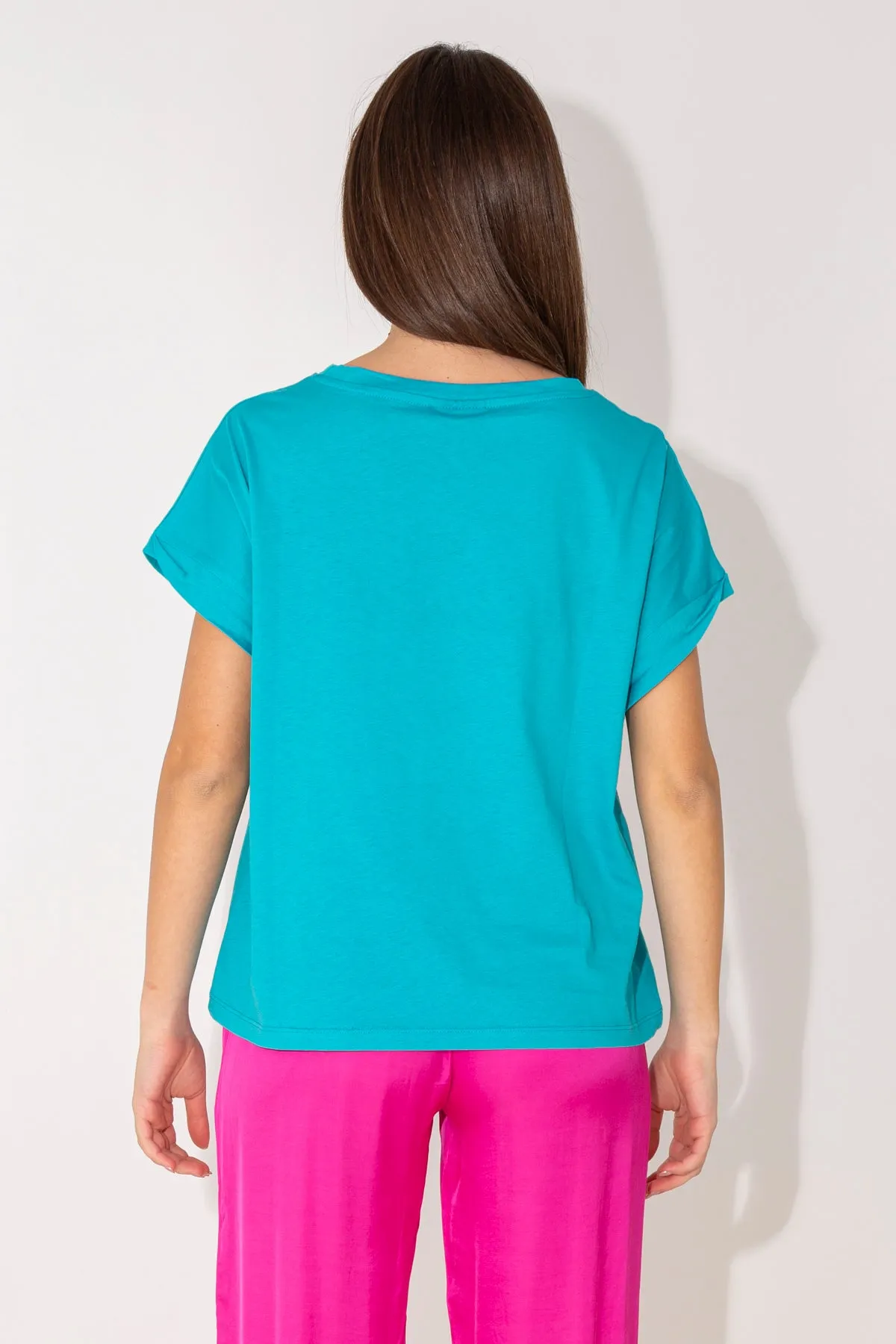 T-shirt con ricamo