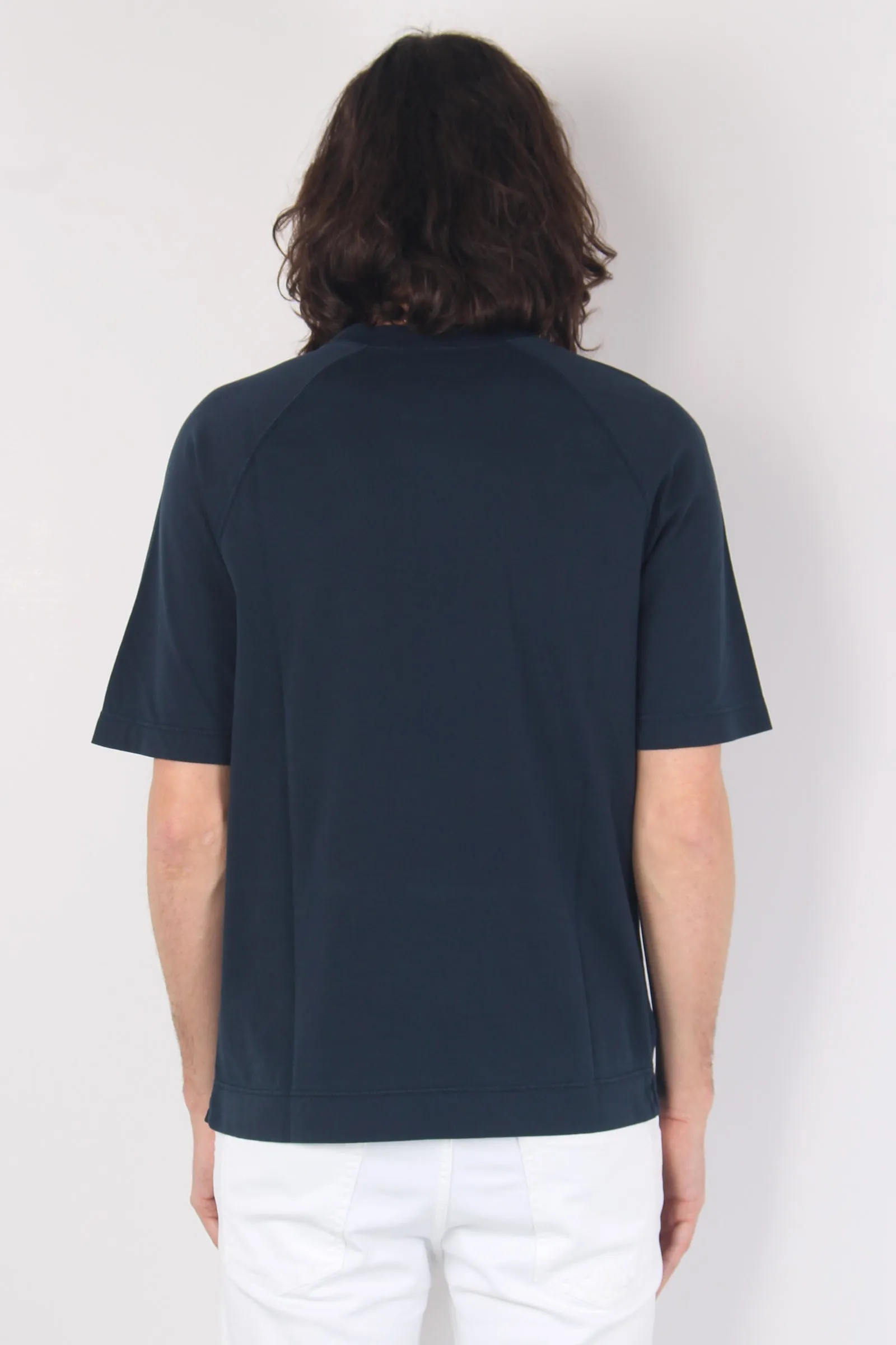 T-shirt Raglan Jersey Blu Navy