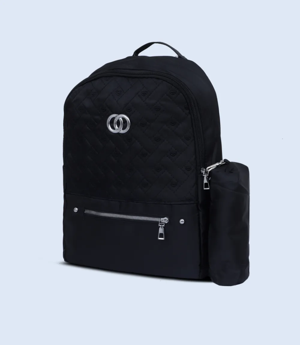 WB2449-BLACK-Women Backpacks