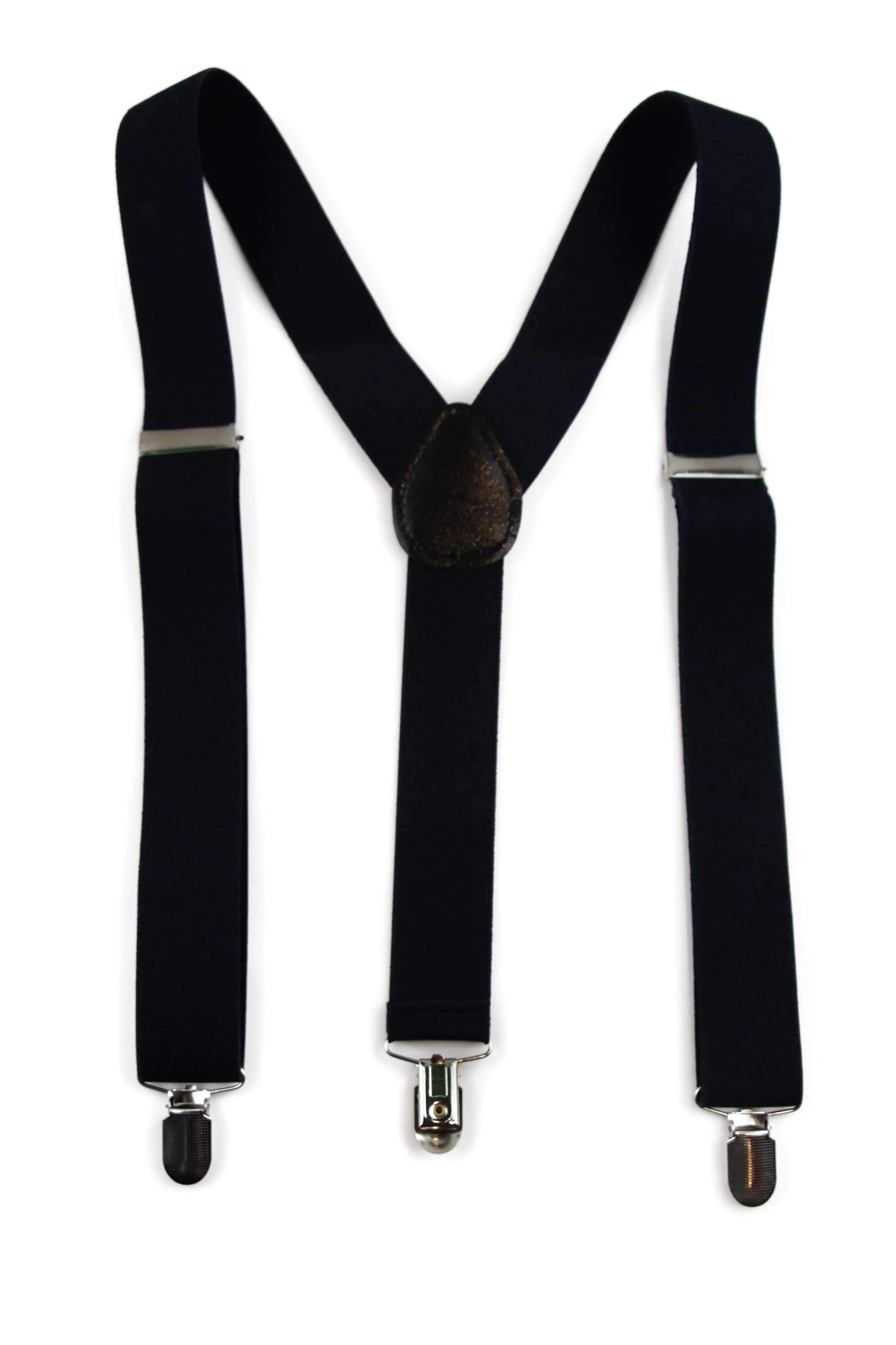 Wide Heavy Duty Adjustable 100cm Navy Adult Mens Suspenders