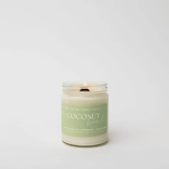 Wood Wick Jar Candle 8 oz - Coconut Beach