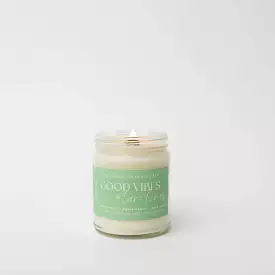 Wood Wick Jar Candle 8 oz - Good Vibes + Tan Lines