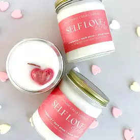 Wood Wick Jar Candle 8 oz - Self Love Club