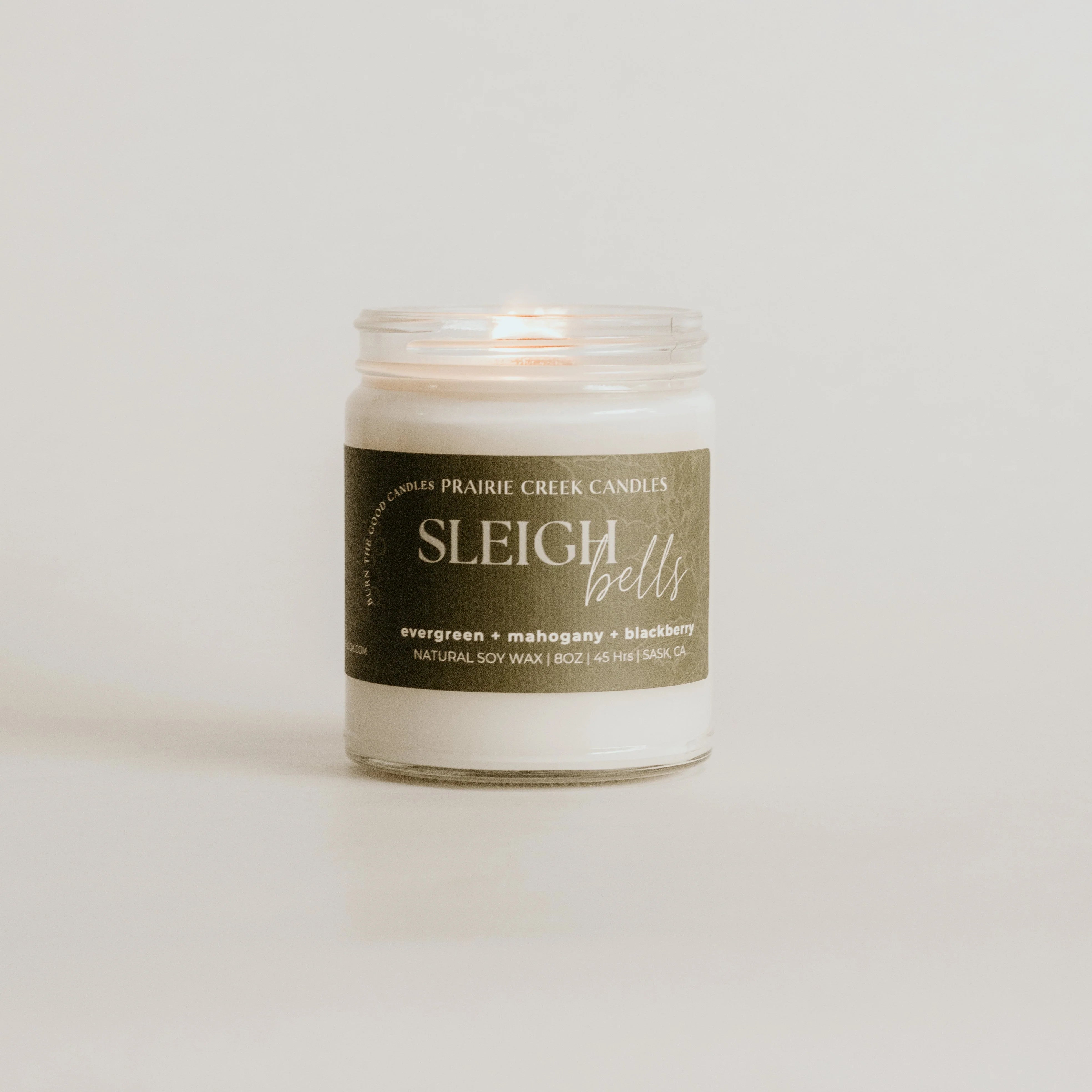 Wood Wick Jar Candle 8 oz - Sleigh Bells