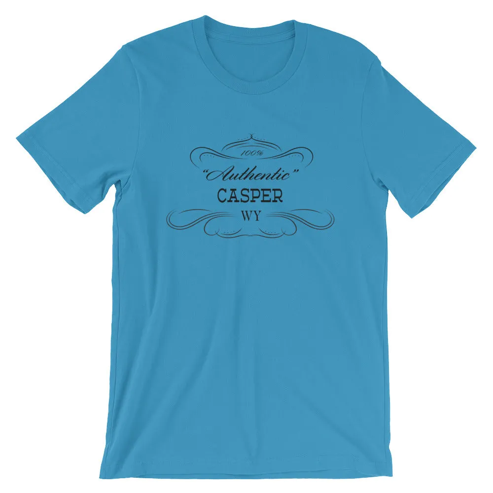 Wyoming - Casper WY - Short-Sleeve Unisex T-Shirt - Authentic