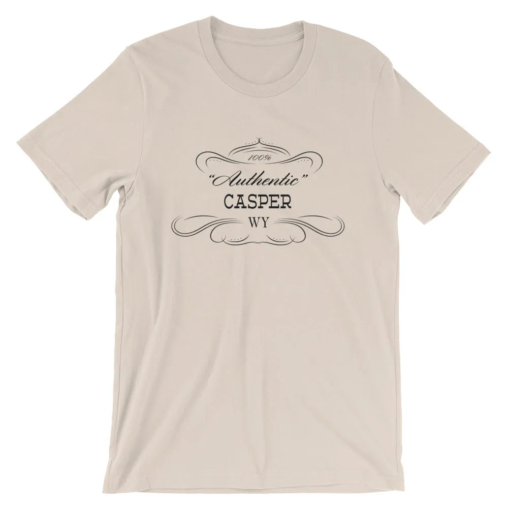 Wyoming - Casper WY - Short-Sleeve Unisex T-Shirt - Authentic